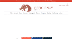 Desktop Screenshot of gw2efficiency.com